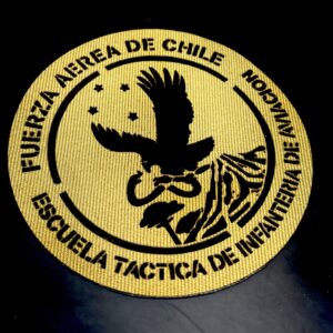 Disco fuerza aérea escuela táctica corte láser