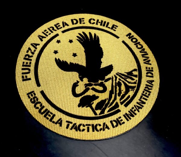 Disco fuerza aérea escuela táctica corte láser