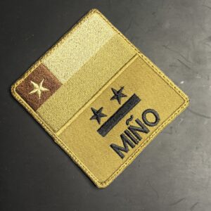 Parche de bandera para softshell bordado